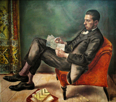 George Grosz, Porträt von Dr. Felix J. Weil (1926) - Öl auf Leinwand (Los Angeles County Museum of Art)