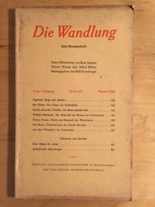 Die Wandlung (1945/46)